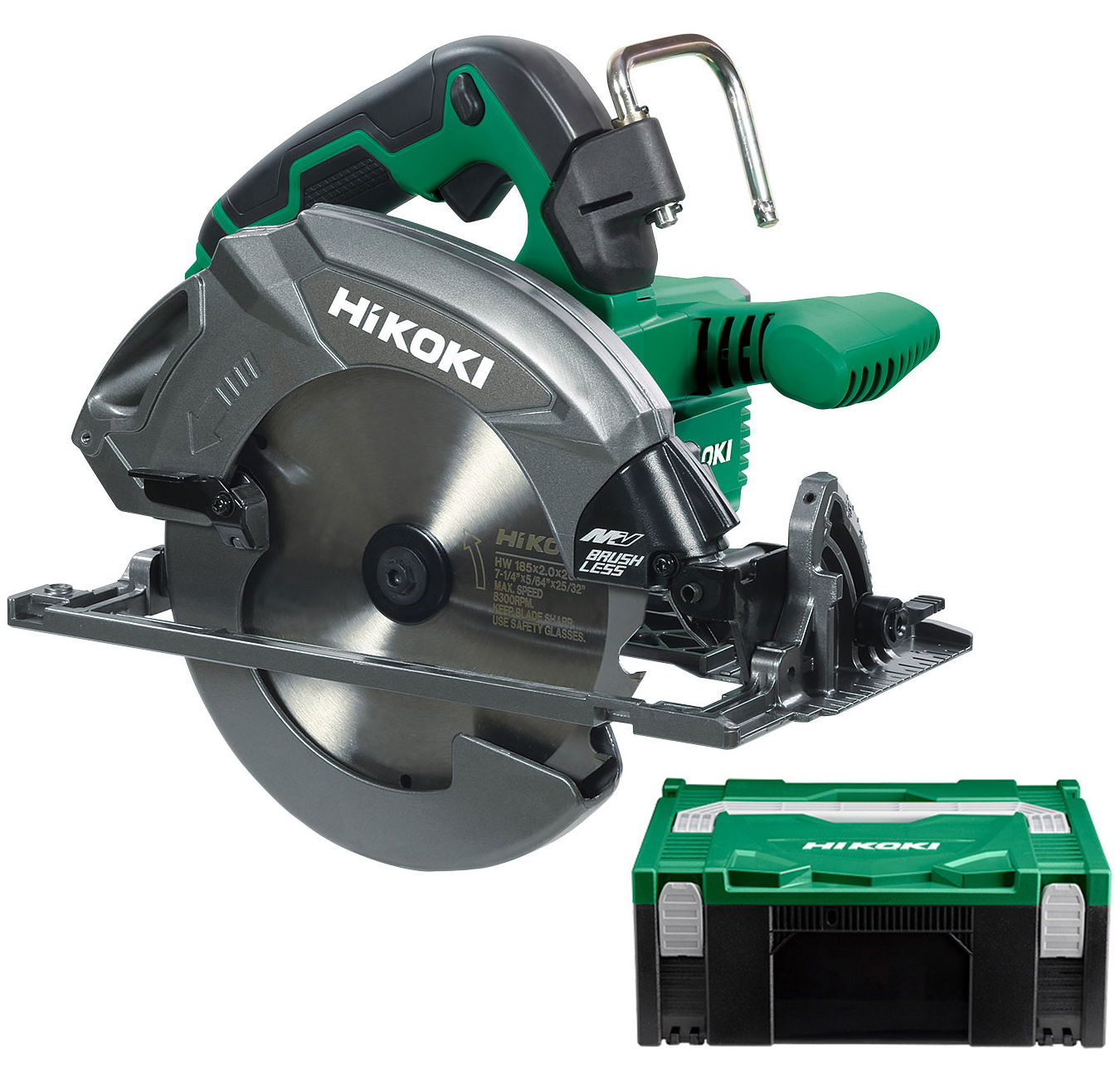 HiKoki C3607DB-W2Z MULTI VOLT akkus körfűrész (akku és töltő nélkül, Hitbox kofferben) termék fő termékképe