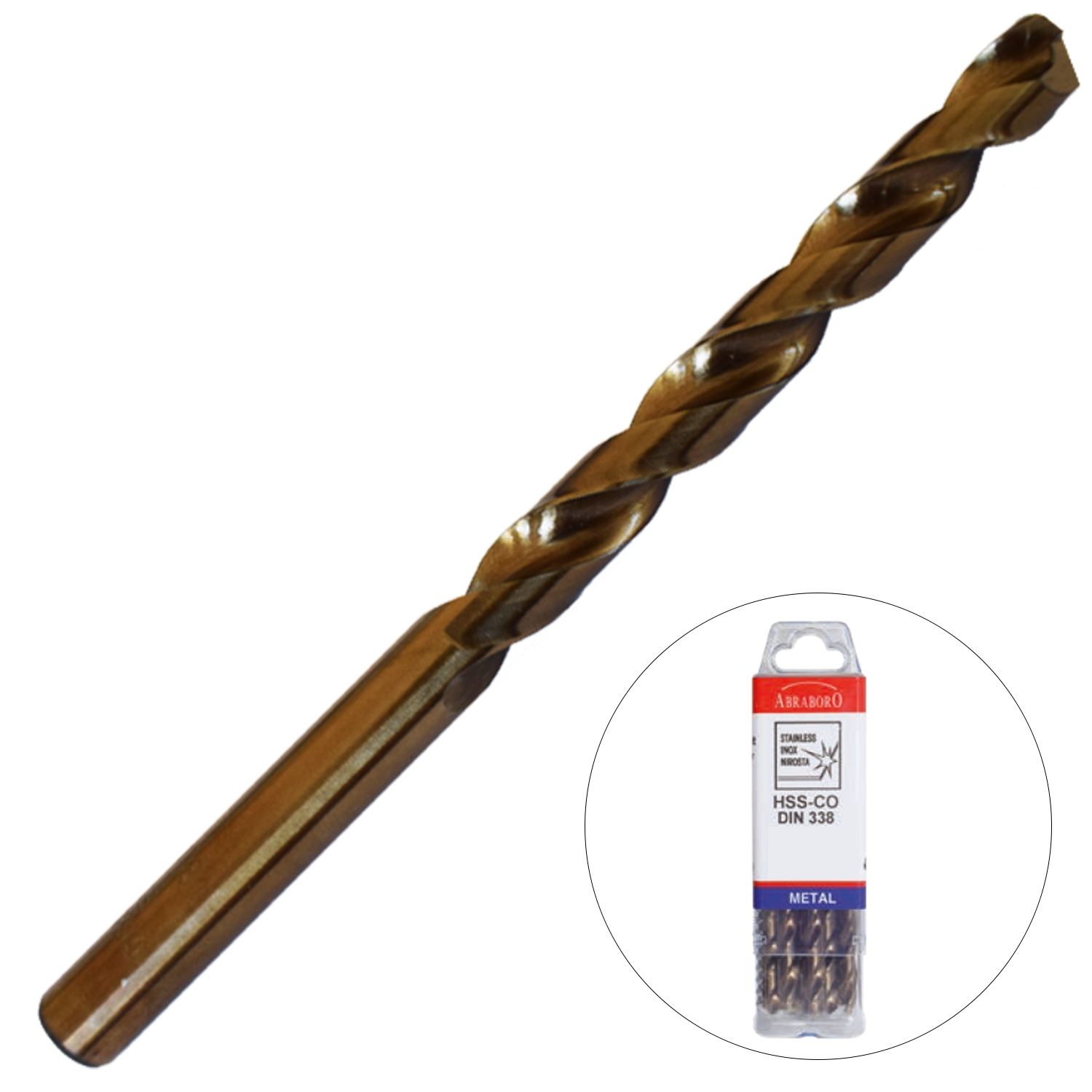 Abraboro 5.3 x 86 / 52 mm HSS-Co fémcsigafúró X-Pack, 10 db/csomag termék fő termékképe