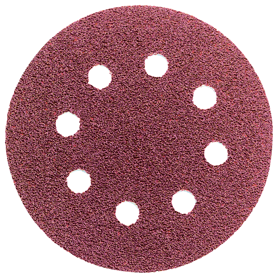 Abraboro 125 mm kör alakú csiszolópapír 8 lyukkal, 120-as szemcseméret, 5 db/csomag termék fő termékképe