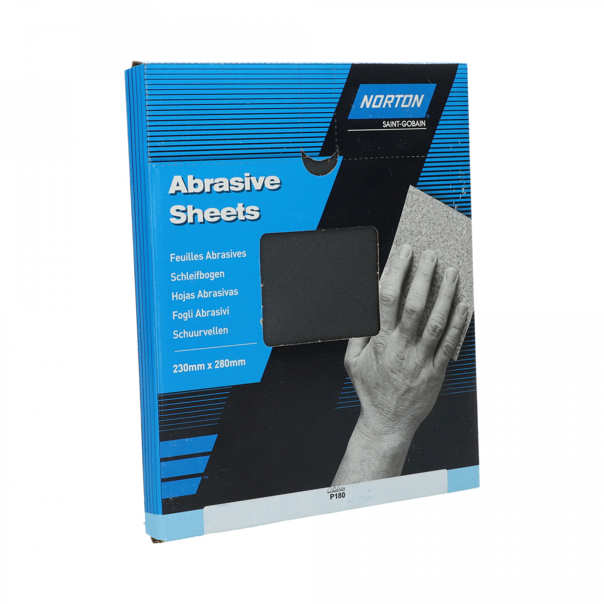 Norton T489 vízálló csiszolópapír 230x280mm P180, 50 db/csomag termék fő termékképe