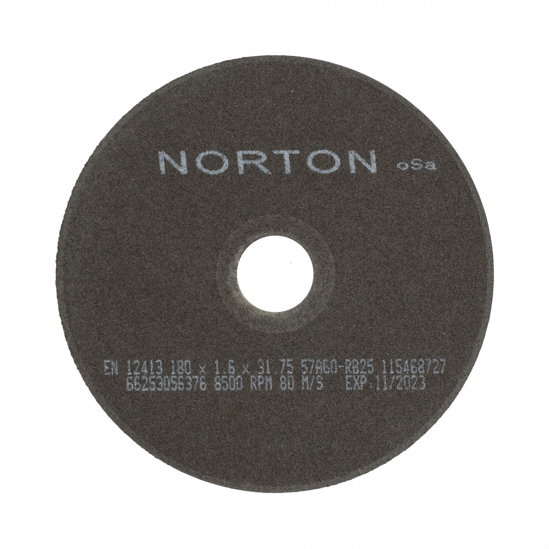 Norton Preciziós gépipari erősítés nélküli vágókorong 180x1,6x31,75 mm 57A 60 R B25, 25 db/csomag termék fő termékképe