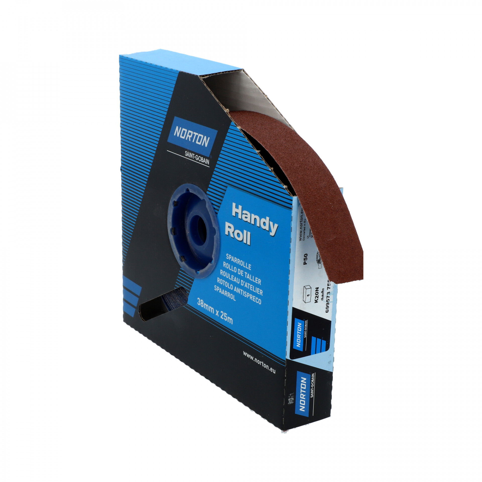 Norton K20N csiszolóvászon műhelytekercs 38mmx25m P50 termék fő termékképe