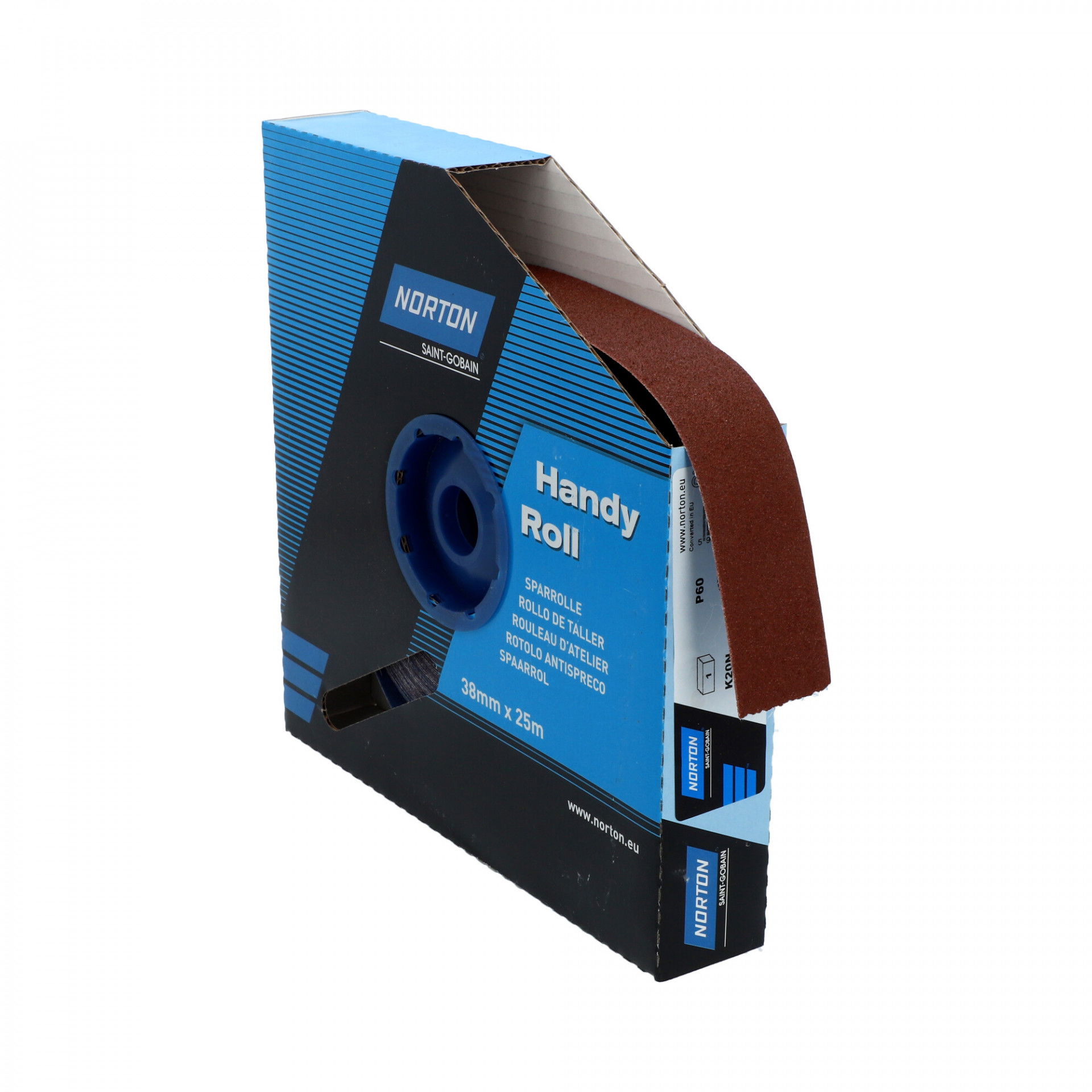 Norton K20N csiszolóvászon műhelytekercs 38mmx25m P60 termék fő termékképe