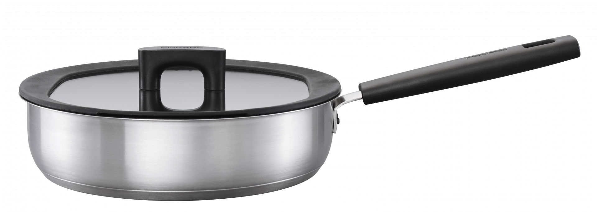 Fiskars Hard Face párolóserpenyő fedővel, 2,8L / 26 cm, rozsdamentes acél termék fő termékképe