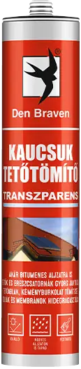 Den Braven Kaucsuk tetőtömítő, fekete, 280 ml termék fő termékképe
