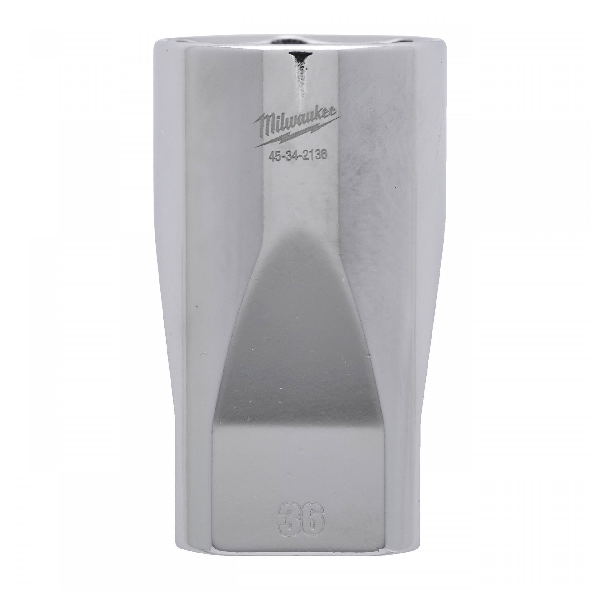 Milwaukee FOUR FLAT™ oldalú 1/2"-os dugókulcs fej, hosszú, 6-lapú, 36 mm termék fő termékképe