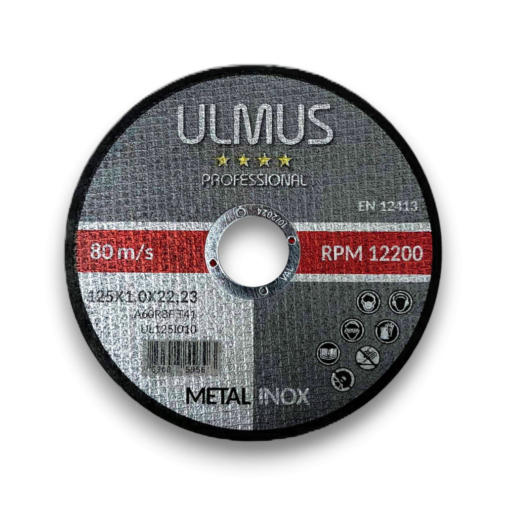 Ulmus acél/inox 125x1x22,23 50db/csomag termék fő termékképe