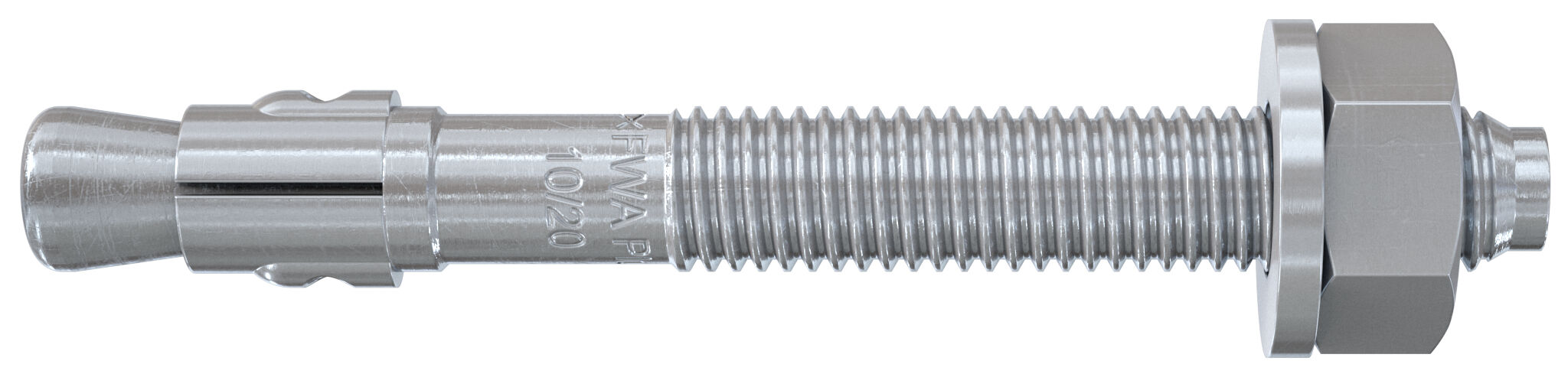 Fischer FWA Plus 12/20 zp horganyzott acél alapcsavar, 20 db/csomag termék fő termékképe