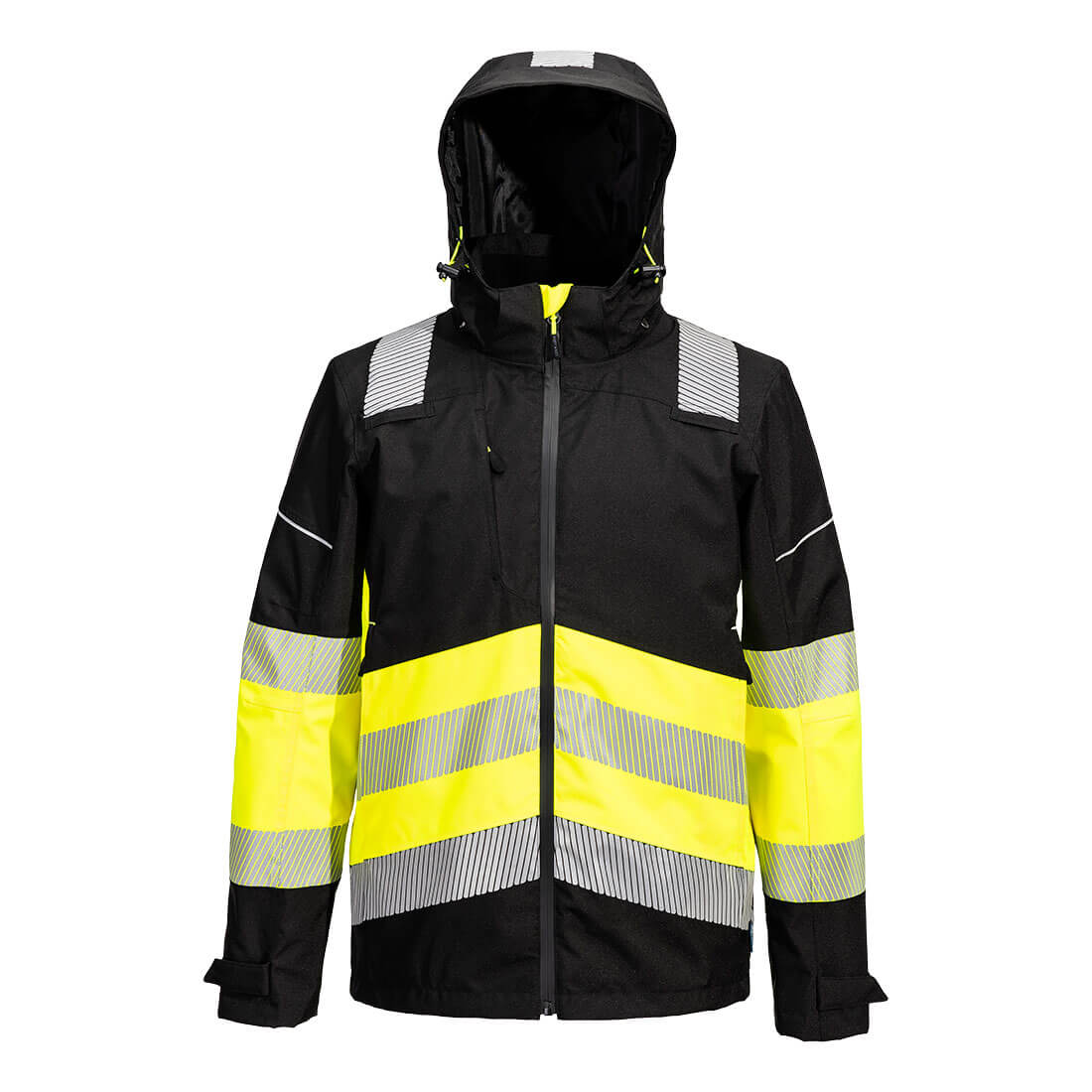 Portwest PW368 - PW3 Hi-Vis Class 1 Extreme lélegző esőkabát, sárga/fekete termék fő termékképe